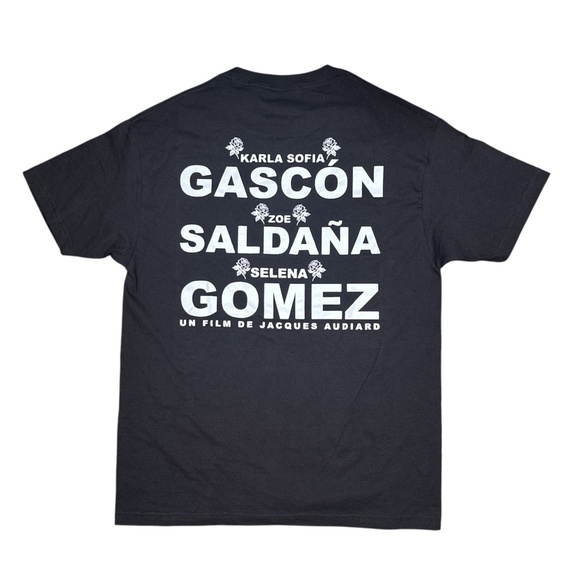 Emilia Perez Selena Gomez Netflix Movie Director Fits Black T Shirt Mens Large - Picture 2 of 6